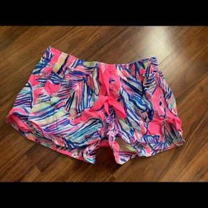 Lily Pulitzer pink and blue shorts